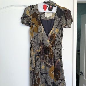 Anthropologie fall midi/maxi dress